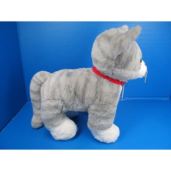 Build-A-Bear Workshop Promise Pets Grey & White Cat Plush Heterochromia Eyes - Picture 7 of 9